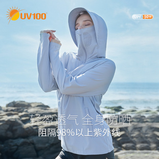 UV100冰丝防晒衣女夏季透气户外运动外套皮肤衣轻薄款防晒服21502