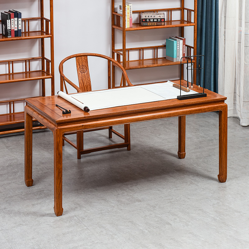 花梨木画案简约中式实木书法桌写字台