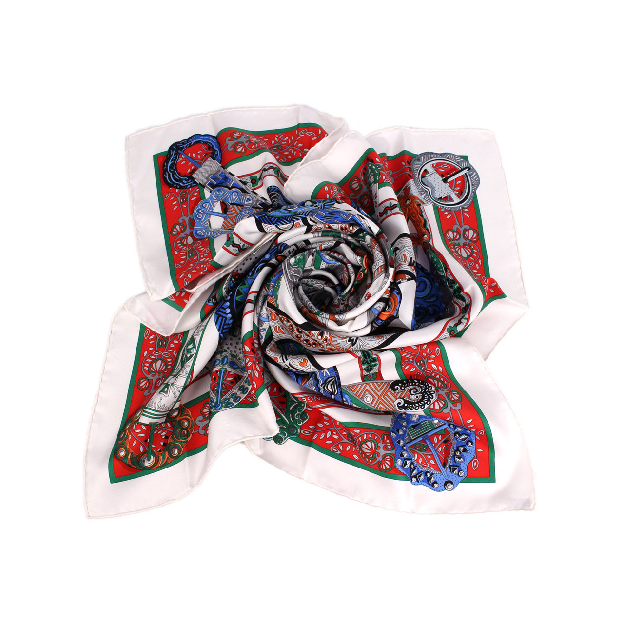 [9.9新]未使用爱马仕hermes女士丝巾70320028