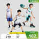 安踏儿童装男童套装夏装2024新款速干篮球服透气背心短裤两件套潮
