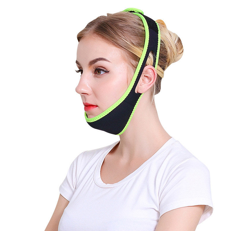 下巴矫正器脸部不对称提升塑形后缩下颌骨缩小神器脱臼固定带托带