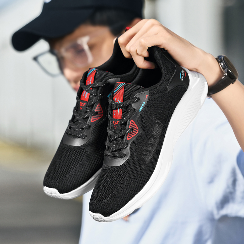 双星网鞋跑步男鞋