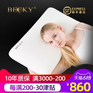 becky护颈椎枕头助睡觉专用失眠太空慢回弹记忆棉单人保健软枕芯