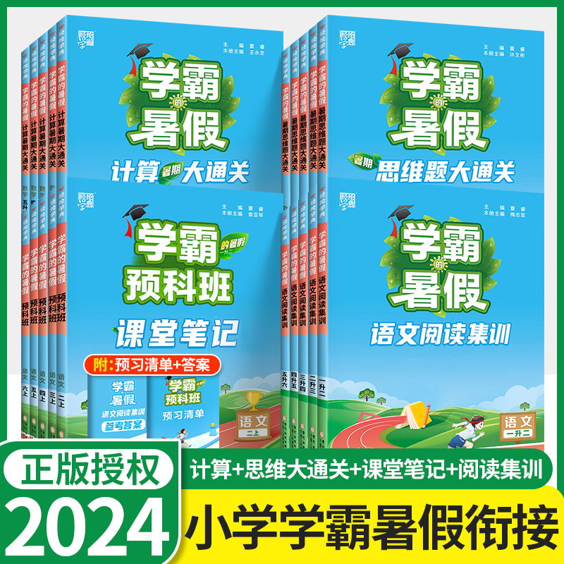 2024新版学霸的暑假衔接作业小学