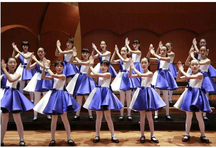 大全—十一儿童合唱演出服装朗诵诗歌大学生高中男女裙子合唱团合唱服