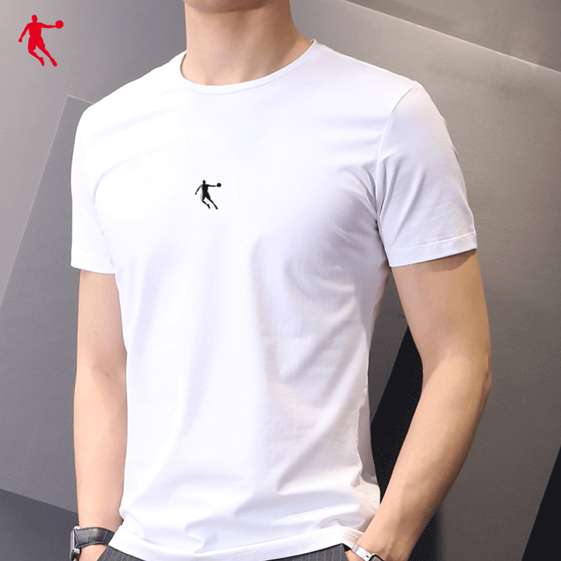 乔丹短袖t恤男2020夏季新款官方正品宽松透气上衣速干半袖运动服