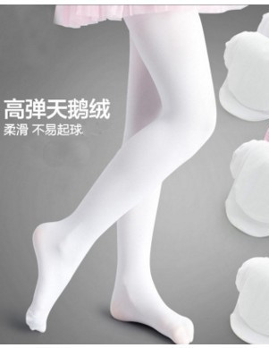 儿童连裤袜 白色天鹅绒打底袜子 女童白色舞蹈连袜裤袜子 天鹅绒在类目 童装/婴儿装/亲子装, 儿童袜子(0-16岁)中 - 来自Buy2taobao.com提供专业的淘宝代购服务