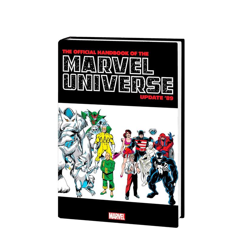 【预售】漫威宇宙的人物介绍小书 Official Handbook Of The Marvel Universe 英文进口原版插画原画设定集 Peter Sanderson