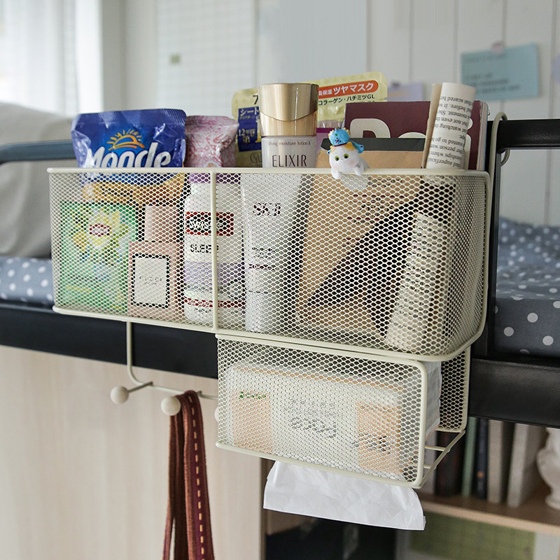 床头置物架床边挂篮宿舍神器床上收纳盒寝室好物上铺挂架挂钩学生