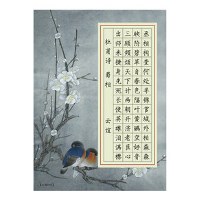 a4硬笔书法作品纸方格纸小学生练字纸格子比赛专用纸56格 书法纸56字