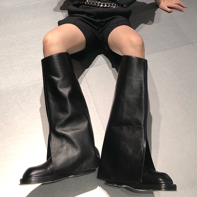 clear l0ve 可丽爱儿的优惠券大全—网红裤管靴厚底中筒骑士靴女2021