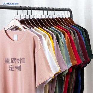 定制短袖t恤logo班服文化衫纯棉高中生同学聚会运动会衣服印字diy