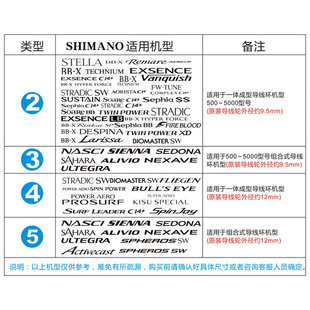 改装SH渔轮配件CI4纺车轮通用陶瓷过线环轴承纳西F6路亚轮抛线环