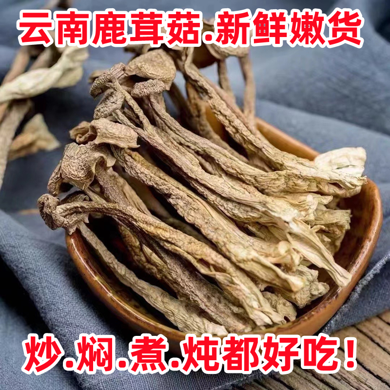 鹿茸菇云南当季新货天然无添加炒焖煮炖样样好吃250克500克