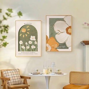 客厅装饰画沙发背景墙三联画北欧风挂画现代简约壁画墙上玄关轻奢