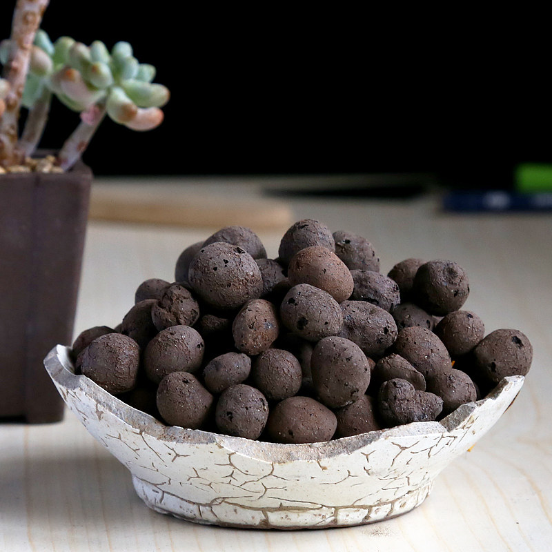 陶粒多肉颗粒铺面垫底颗粒陶土粒花卉陶粒球花用盆栽垫底透气