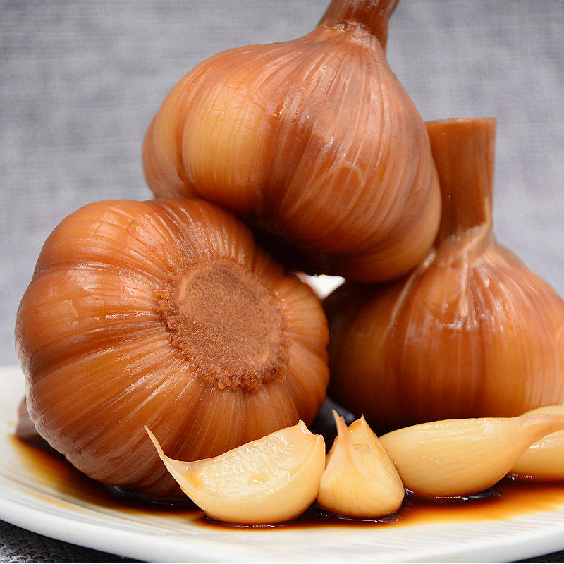 特价咸菜自制山东_姜老大糖醋蒜糖蒜泡菜腌泡大蒜头山东金乡甜蒜自制