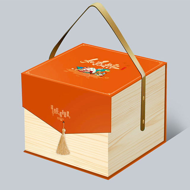 端午节外包装礼品盒高档创意粽子包装盒手提粽子礼盒空盒批发定制
