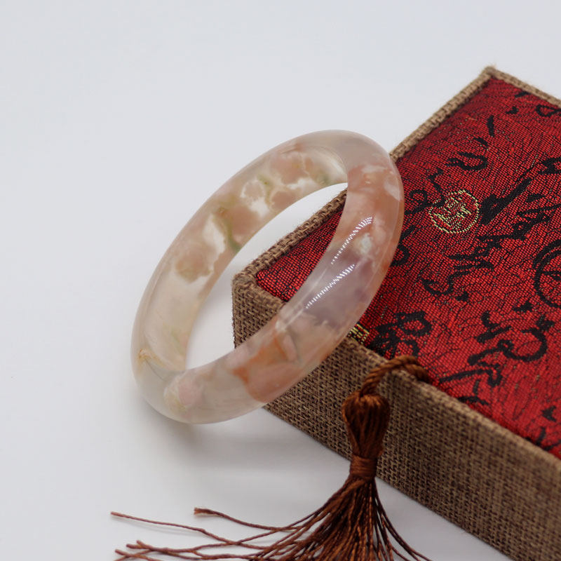 【牧石人】樱花玛瑙手镯直播专拍链接