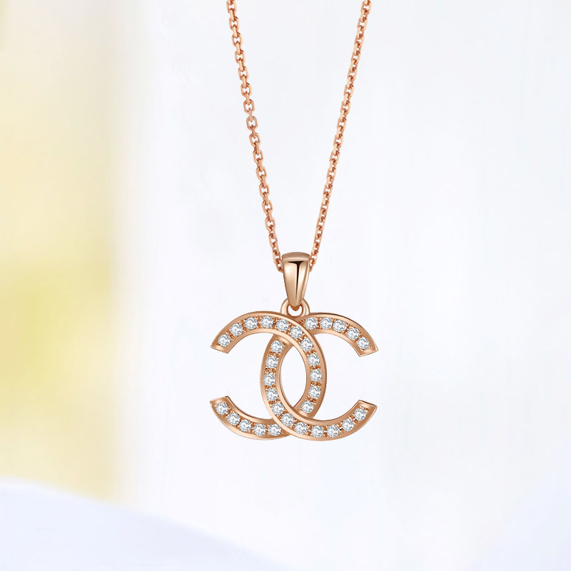 双c项链18k
