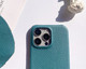 法国进口爱马H家伊兹密尔蓝色头层牛皮适用iPhone15promax手机壳苹果14pro保护套