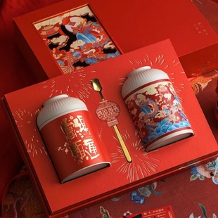 2024春节新款茶叶包装盒空礼盒罐红茶绿茶散茶摆泡礼盒装空盒定制