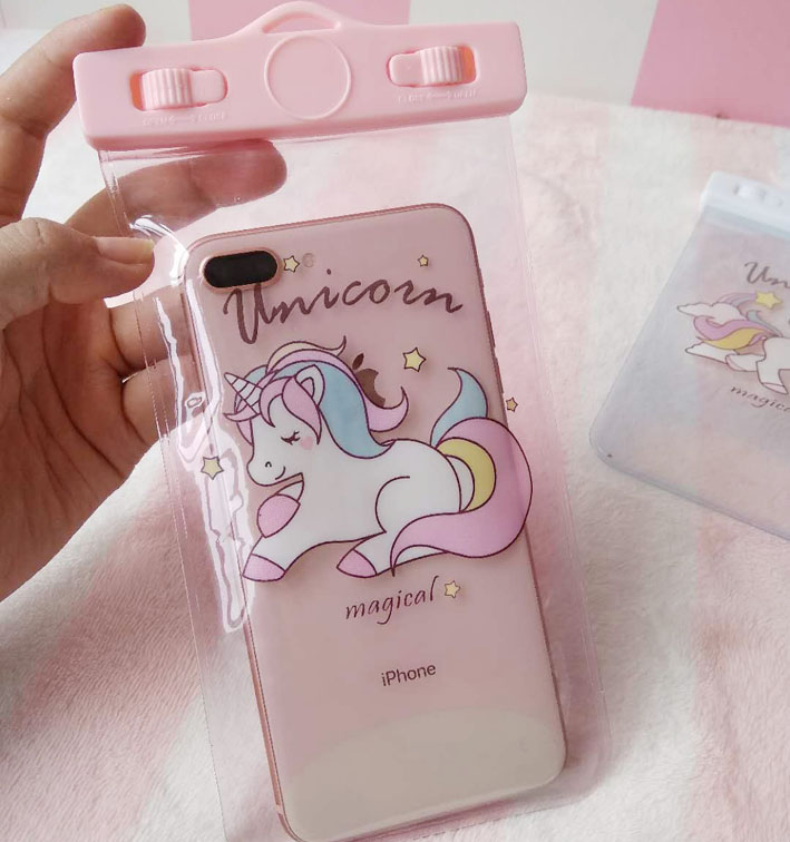lovers unicorn Cartoon mobile phone Waterproof bag Apple 8plus Touch screen Lanyard Diving sets transparent Underwater photographin the 3C Digital Accessories, Cell Phone Accessories , Phone Accessories , Mobile phone pendant/Mobile phone chain category - from Buy2taobao.com to provide professional Taobao agent buy service
