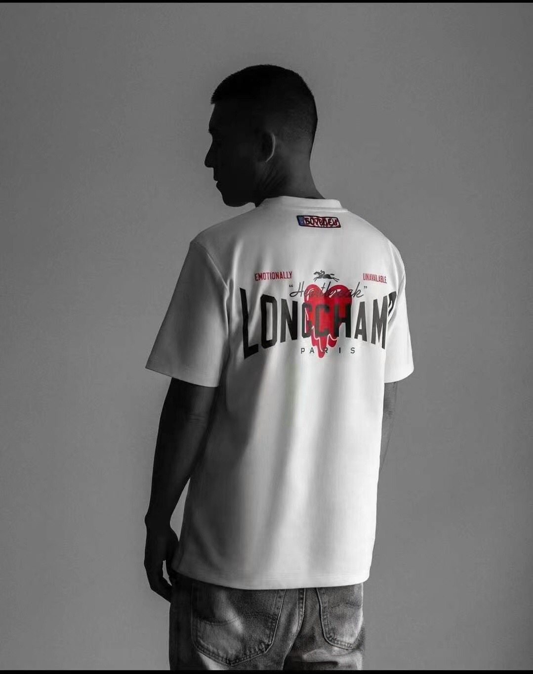 陈冠希潮牌 clot草莓音乐节eu溶解心联名圆领短袖t恤男女 tee