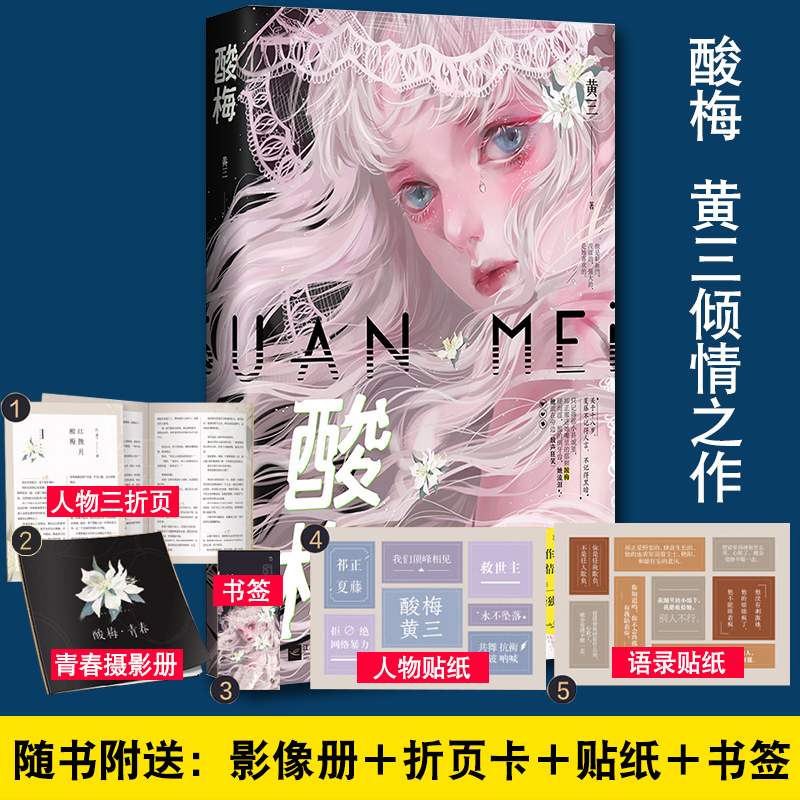 酸梅小说 黄三 实体书 黄三 晋江超人气作者代表作 向生 书 小说