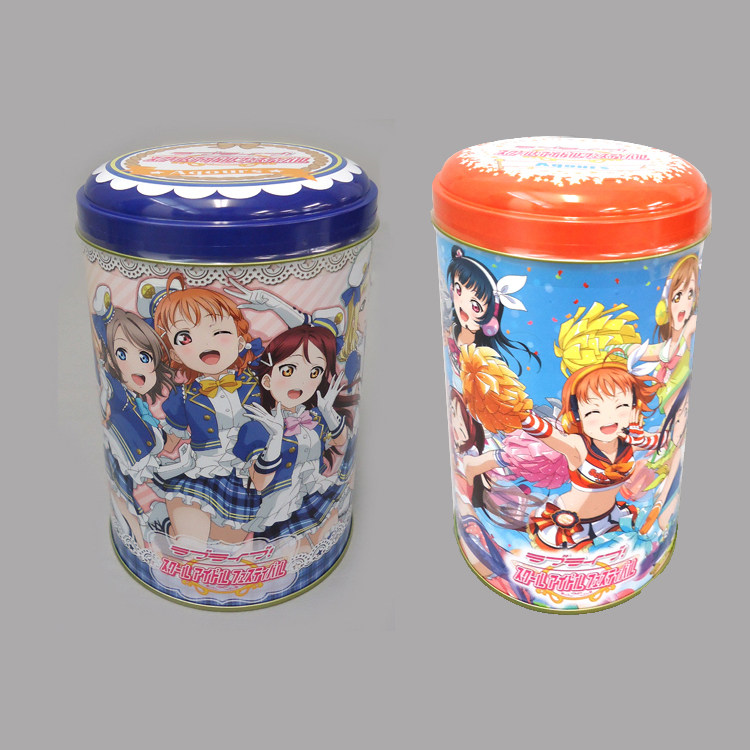 sunshine!水团aqours感谢祭食玩铁盒收纳盒饼干盒