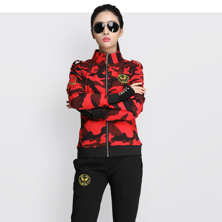 2019新款水兵舞广场舞服装女演出服套装中老年迷彩立领长袖外套在类目 运动/瑜伽/健身/球迷用品, 舞蹈/健美操/体操, 广场舞, 广场舞套装中 - 来自Buy2taobao.com提供专业的淘宝代购服务