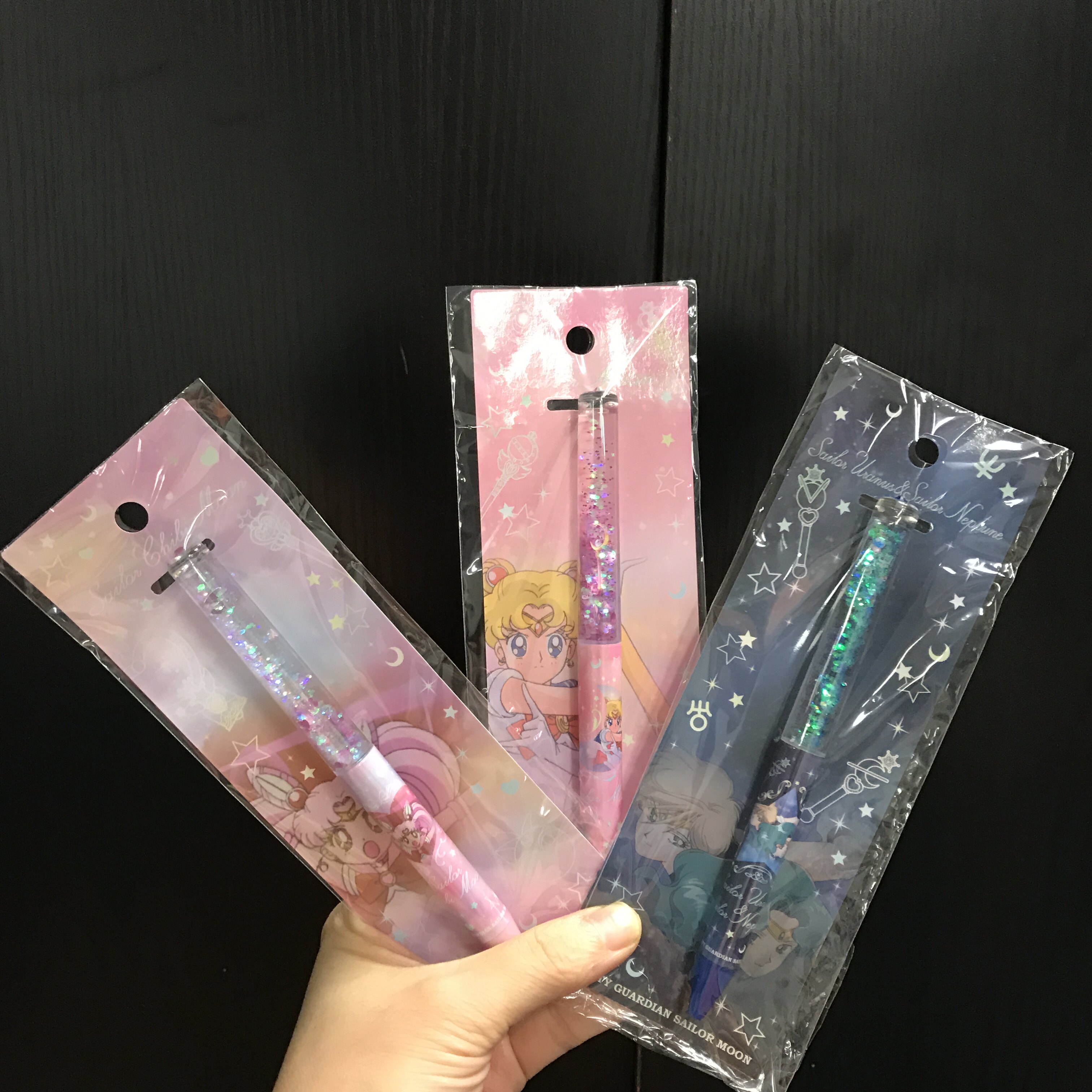 现货 日本美少女战士 流沙闪闪流动液体月野兔原子笔圆珠笔