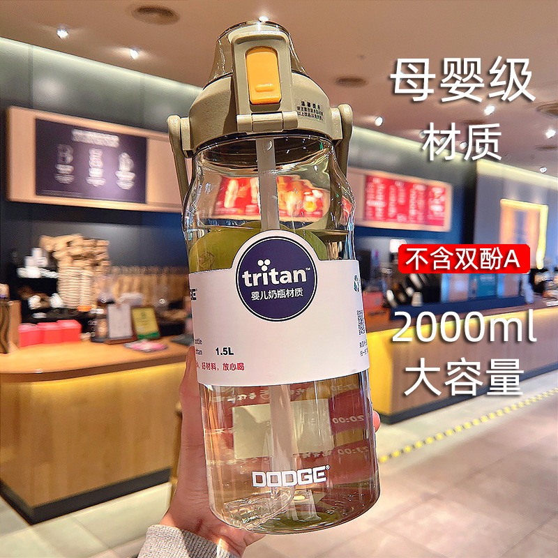tritan吸管杯安全塑料杯子20