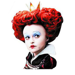 假发红桃皇后cos假发 红皇后 爱丽丝梦游仙境 主圣达欧美电影