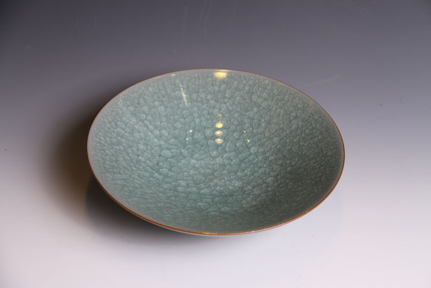 叶小春 冰裂纹斗笠碗 浙江省工艺美术大师