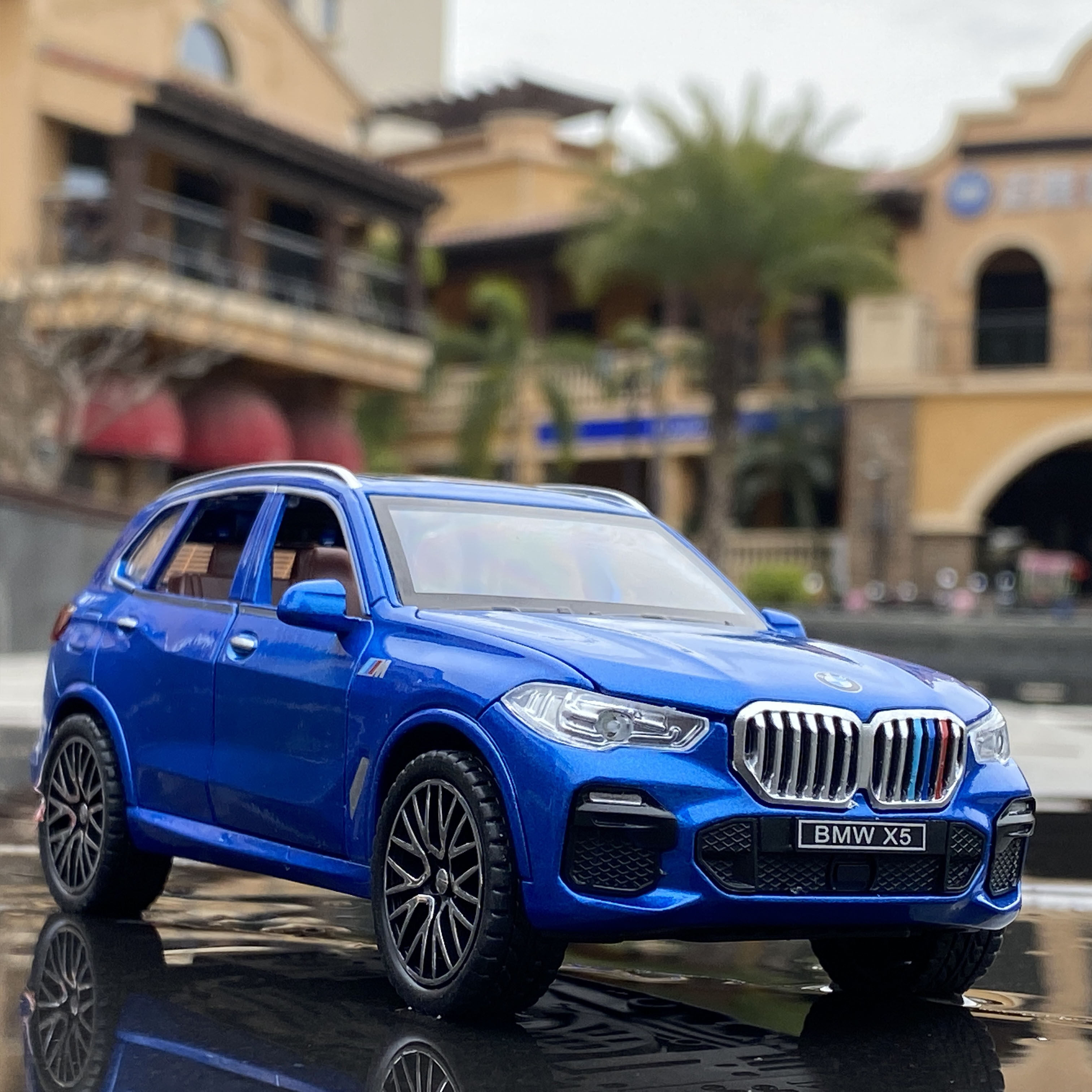 杀千陌优品车模铺的优惠券大全—1/32宝马bmw x5汽车模型仿真合金回力