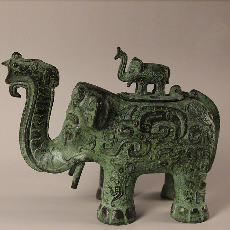 青铜器《象尊》洛阳钟鼎古代艺术研究院 出品