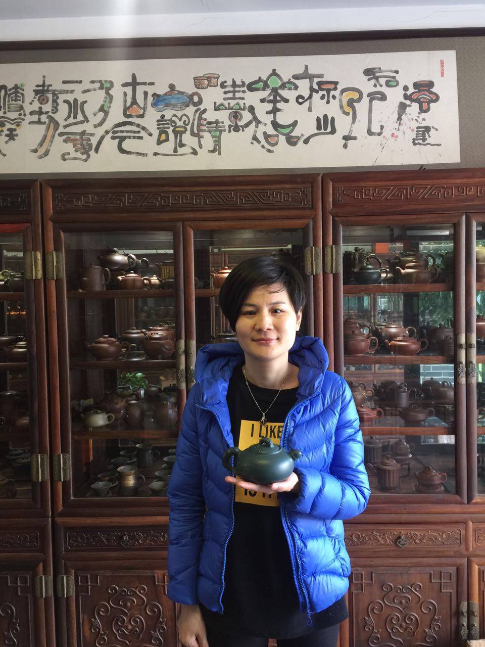 【即刻拍】送茶叶罐 三足梅桩 助理工艺美术师 尹勤 宜兴紫砂壶