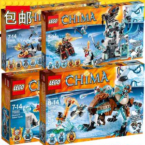 乐高气功传奇系列70143剑虎大帅的机器剑齿战虎70147寒冰城堡玩具