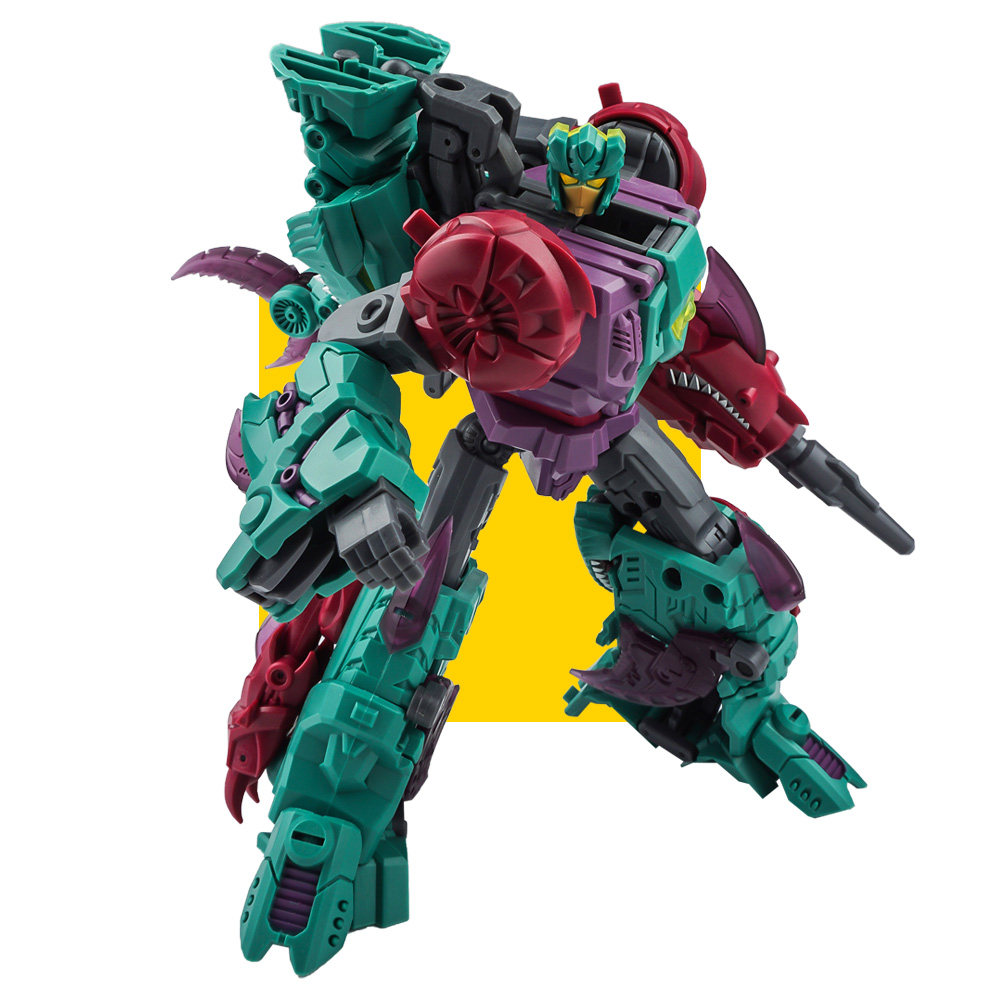 售罄tfc p-02 巨齿鲨 鲨鱼 海底狂魔 poseidon 再版 变形玩具