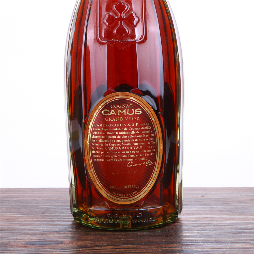 61/90年代卡幕金花经典vsop干邑白兰地40度1000ml老洋酒