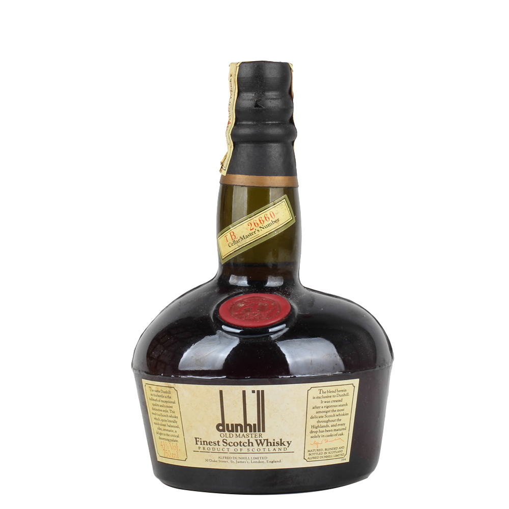 59.90年代登喜路威士忌 43度750ml*1瓶