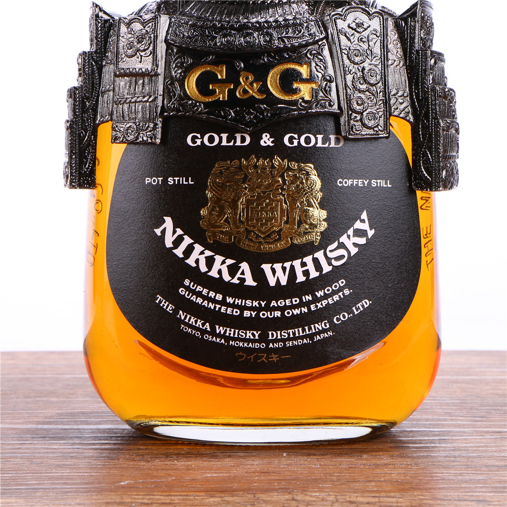 48/90年代日本nikka武士威士忌43度750ml老洋酒收藏