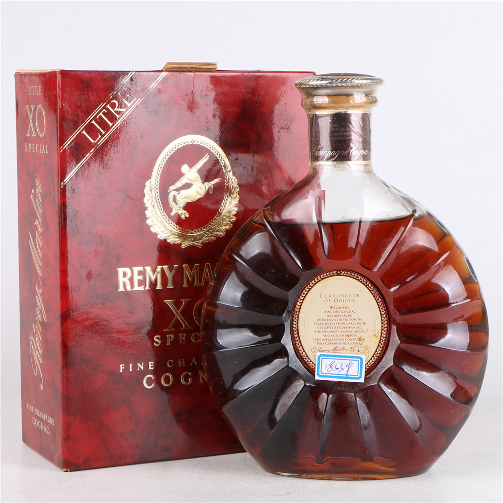 80年代2斤大花人头马xo 40度1000ml*1瓶