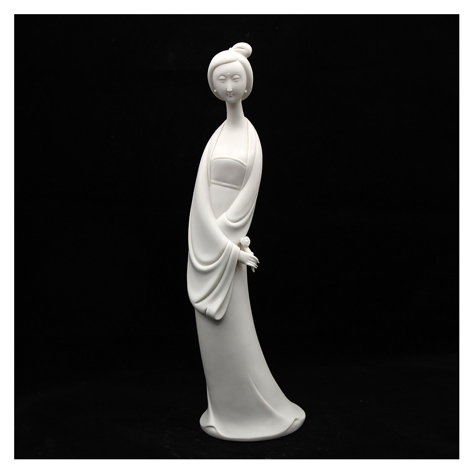 苏辉文《平安仕女》雕塑摆件 1/8