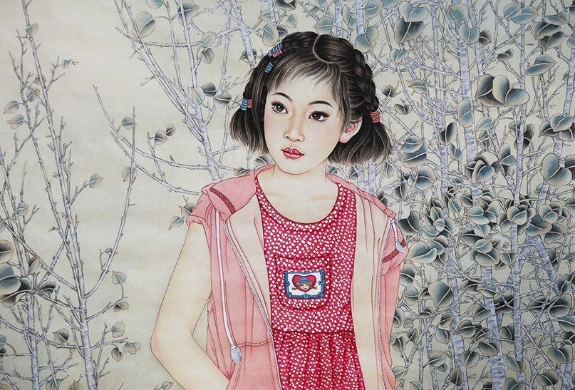 陈苏《无题1》副教授 中美协会员 墨华斋