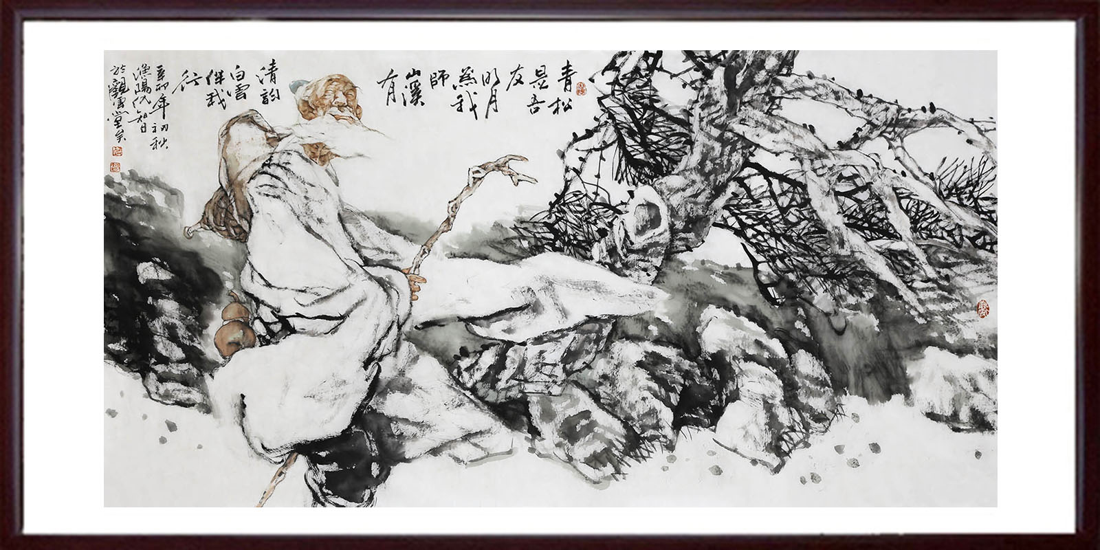 中国水墨画院画家 仇宏志《人物》中国美协会员 【墨华斋】