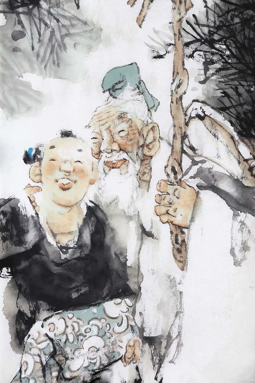 仇宏志《只在此山中》 中美协会员 中国水墨画院画家【墨华斋】