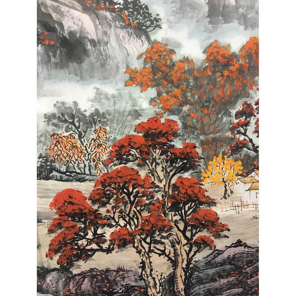 【直供周】周国耀 《秋江盛揽》240cm巨幅