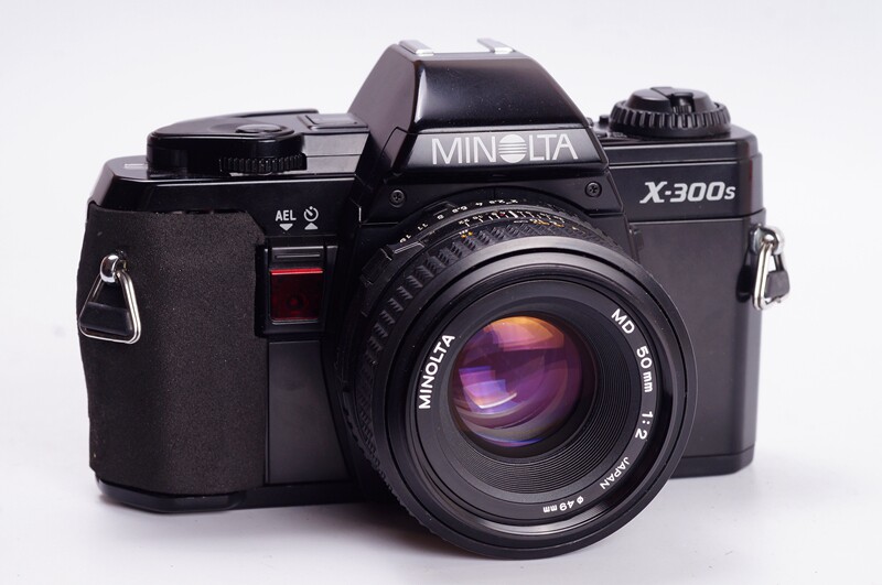 美能达 minolta x300s 50/2 胶片 单反 相机 高性价比 相机 x700_不